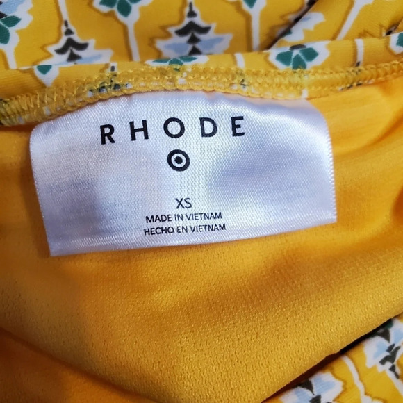 NWT Rhode x Target Women's Dainty Lotus Print Bikini Bottoms XS 0-2 - Picture 5 of 7